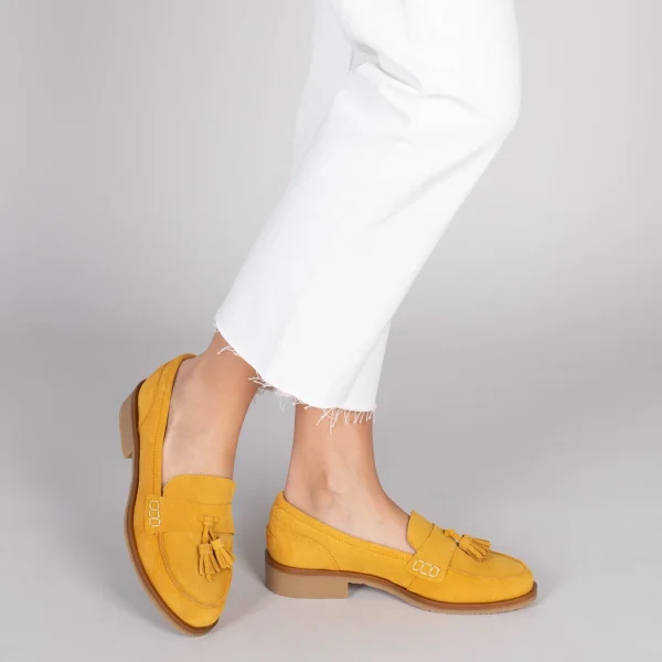 grande surprise MiMaO ShopOnline CASTELLANO – Mocassins à Glands MOUTARDE 7
