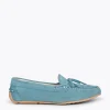 en ligne MiMaO ShopOnline BOUCLE – Mocassins Pour Femme à Semelle Amovible BLEU 25