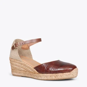 Authentic Original licence MiMaO ShopOnline ALTEA COCO – Espadrilles Texture Coco MARRON 14