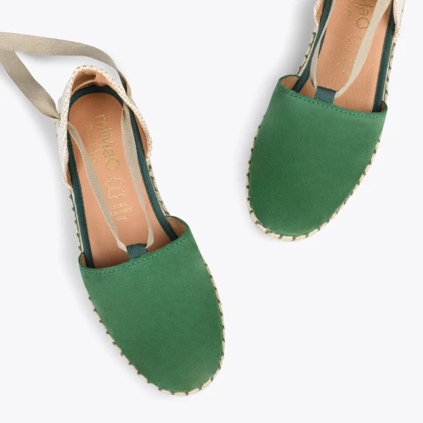 officiel MiMaO ShopOnline ALGARVE – Espadrilles Plates Pour Femme VERT 3