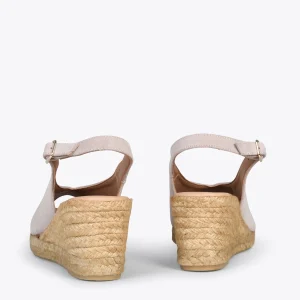 prix le plus bas MiMaO ShopOnline MOJACAR – Espadrilles Compensées à Bride Arrière NUDE 12